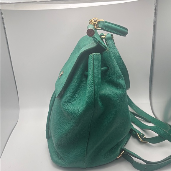 Dolce & Gabbana Sicily Leather Backpack in Rare Green, good used condition - Picture 4 of 16